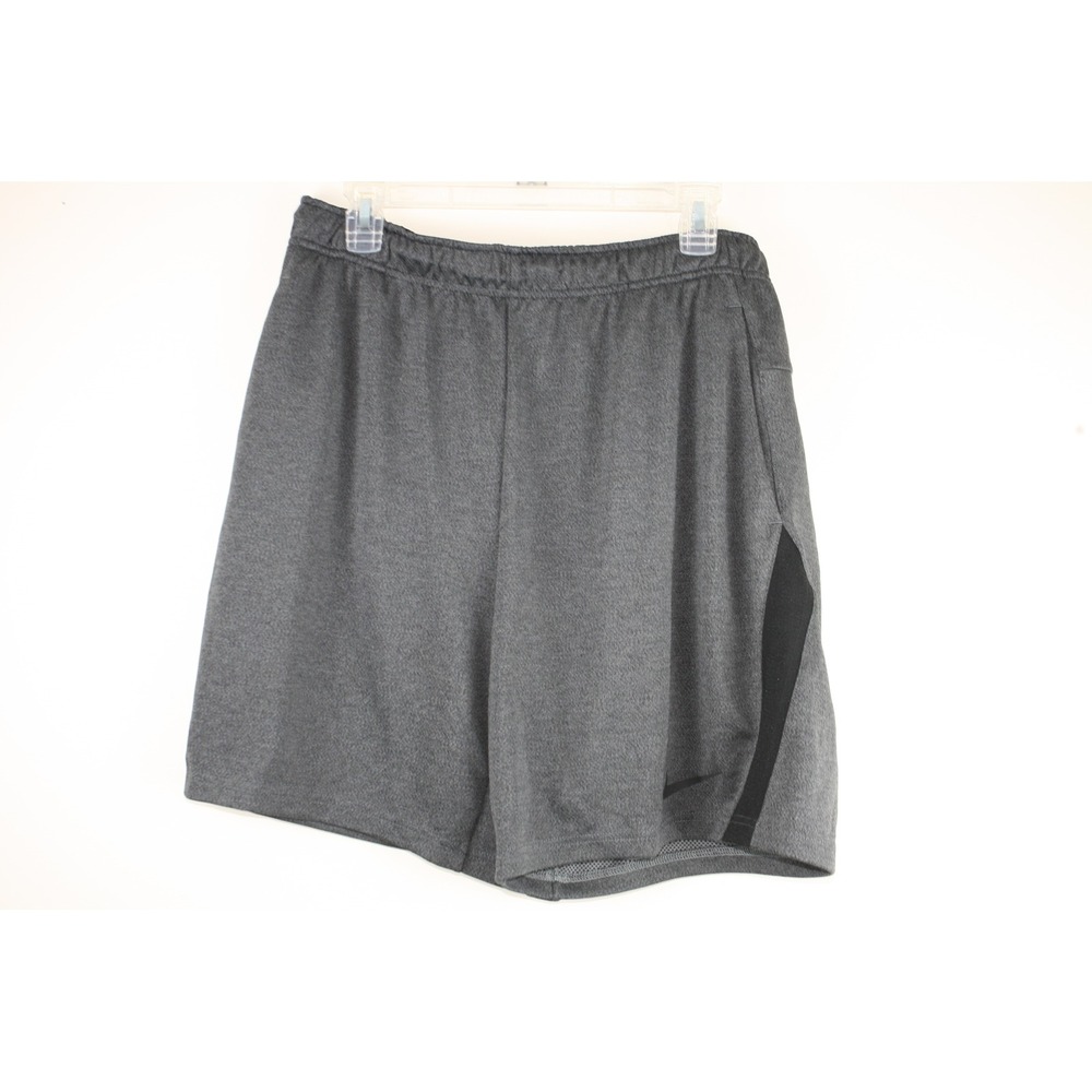 Nike Dri-FIT Mens XXL Training Shorts Gray Heather Black Stripe Athletic Gym
